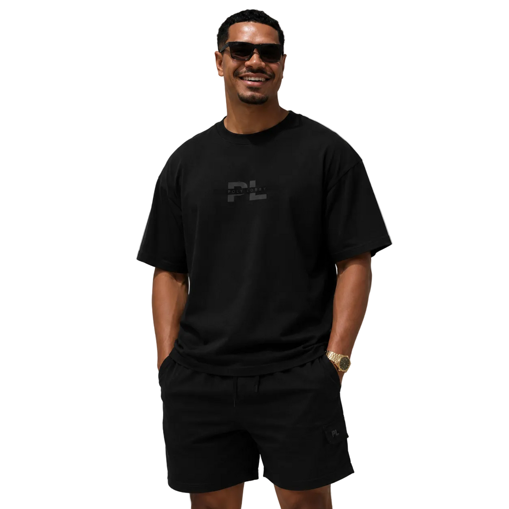 PL Oversized Cotton Crew Neck Short-Sleeve T-Shirt (S - 2XL)