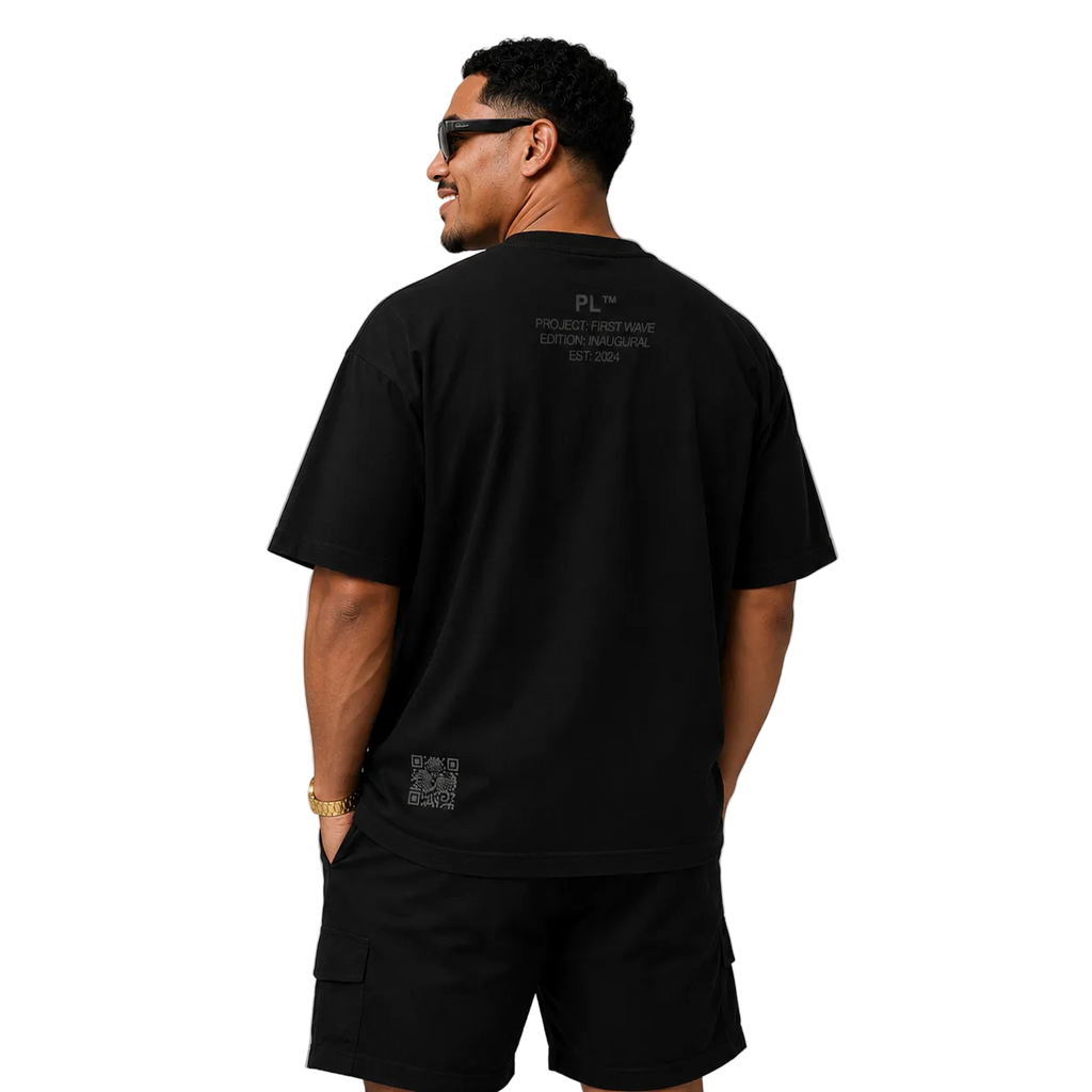 PL Oversized Cotton Crew Neck Short-Sleeve T-Shirt (S - 2XL)